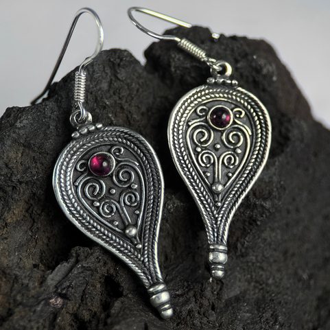 ROMA, ANCIENT ROMAN EARRINGS, SILVER