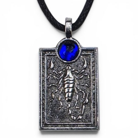 PRAETORIAN GUARD SCORPION PENDANT, BLUE