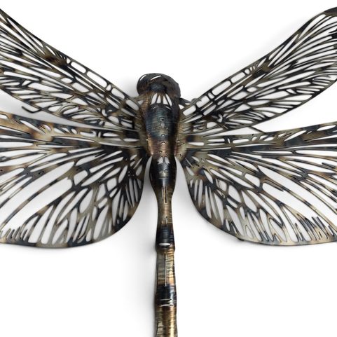 METAL DRAGONFLY, WALL DECORATION