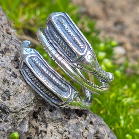 SCANDINAVIAN RING, NORDRUP - RINGSTED, DENMARK, SILVER 925/1000