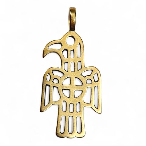 GOTHIC EAGLE, BRONZE PENDANT
