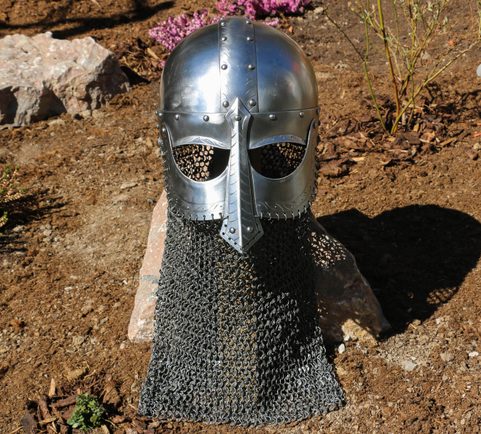 EINAR, VIKING HELMET WITH AVENTAIL 1.5MM