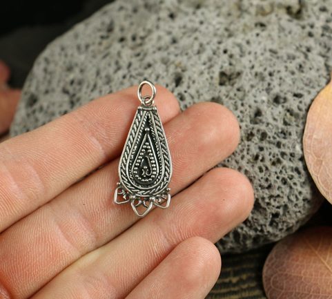 MORAVIA, PENDENTIF ARGENT