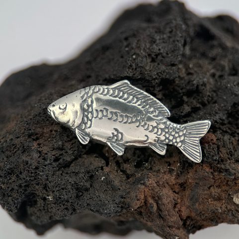 KARPFEN - FISCH, ANHÄNGER ZUM FISCHEN, SILBER 925