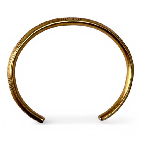 GROOVED BRACELET, BRONZE