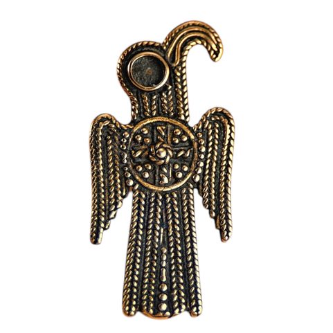 ANGLO SAXON BIRD PENDANT, EARLY MEDIEVAL, BRONZE