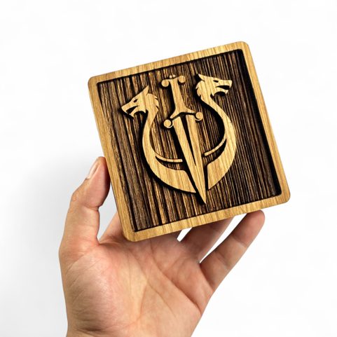 OAK BOX FOR JEWELRY AND BRACELETS