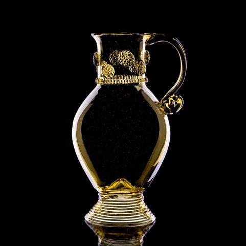 ROEMER - RENAIISANCE CARAFE, FOREST GREEN GLASS