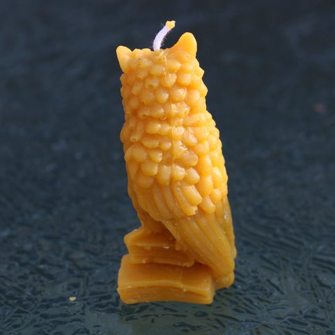 OWL - BEESWAX CANDLE