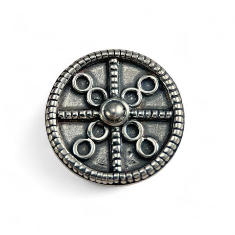 SUN CIRCLE, OPPIDUM ZAVIST, CELTIC PENDANT, SILVER