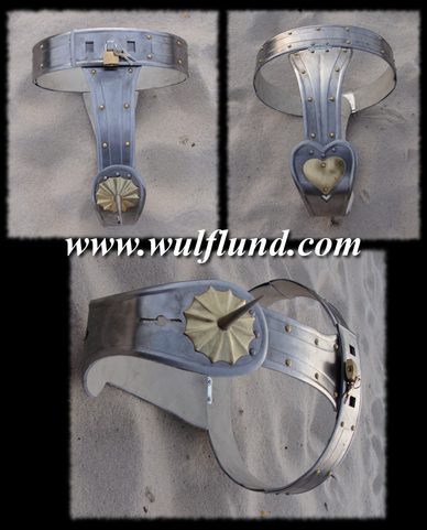 CHASTITY BELT WITH BRASS, INTERIOR DECORATION