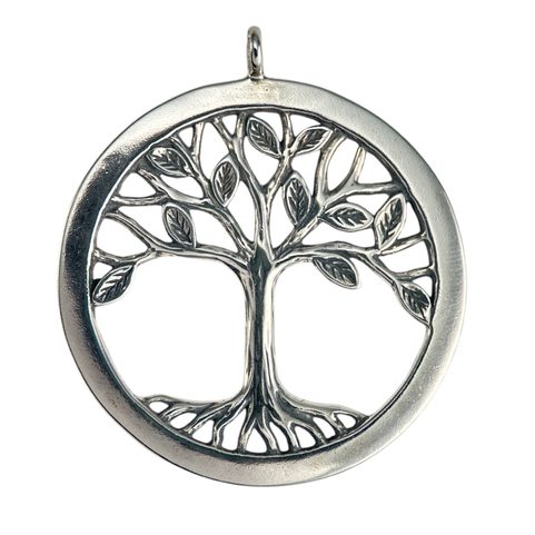TREE OF LIFE PENDANT - LARGE, STERLING SILVER