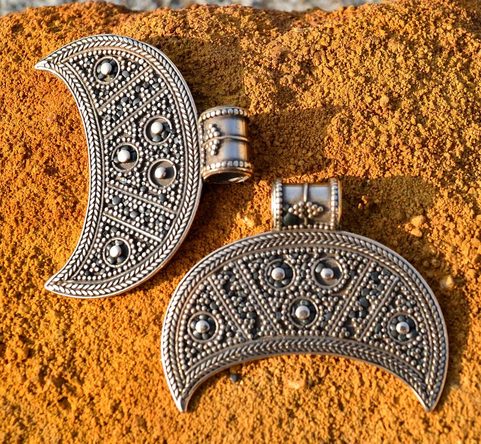 LUNITSA, IX. CENTURY, REPLICA, PENDANT, BRONZE