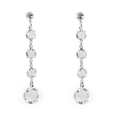 CRYSTAL, EARRINGS, GLASS, JEWELLERY