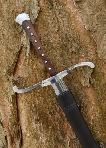 GERMAN LANGMESSER WITH LEATHER SHEATH 1510