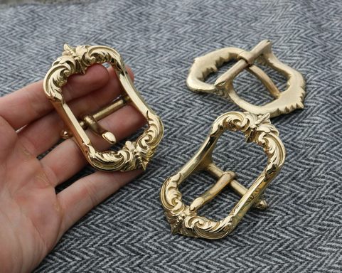 PORTOS, BELT BUCKLE, BRASS