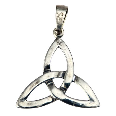 TRIQUETRA, CELTIC PENDANT, STERLING SILVER