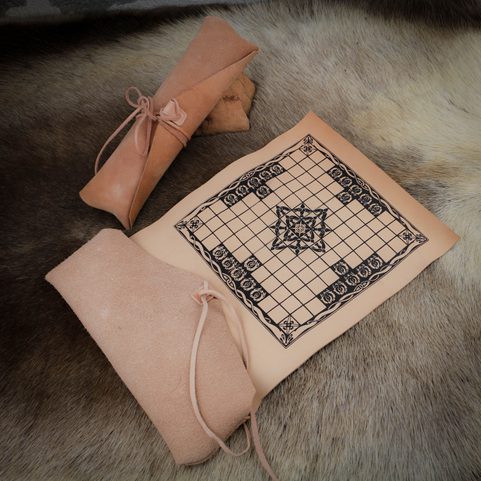 HNEFATAFL OR TAFL, VIKING BOARD GAME - LEATHER CASE ONLY