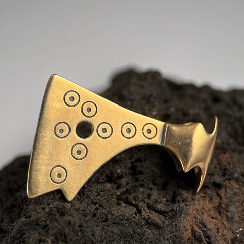 AXE OF PERUN, BRONZE SLAVIC TALISMAN