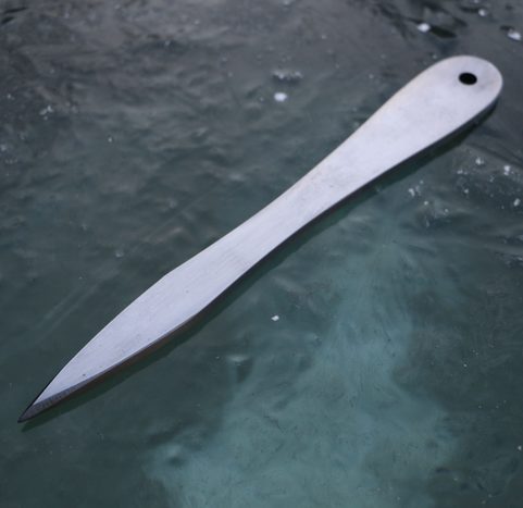 ARROW THROWING KNIVES 8MM, SET OF 3 POLISHED