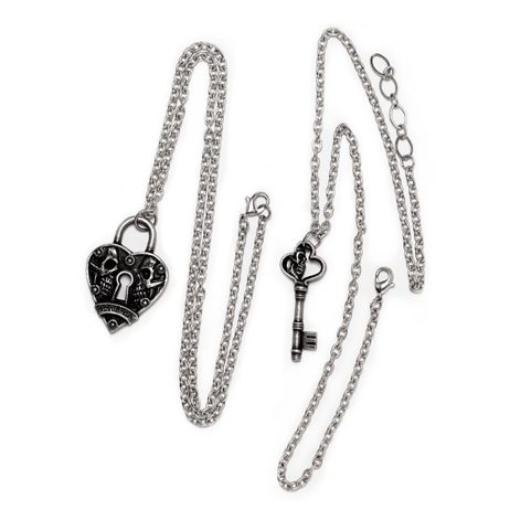 NECKLACE, KEY TO ETERNITY, ALCHEMY GOTHIC