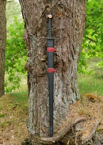 ÉPÉE À UNE MAIN ET DEMIE AVEC FOURREAU EN CUIR