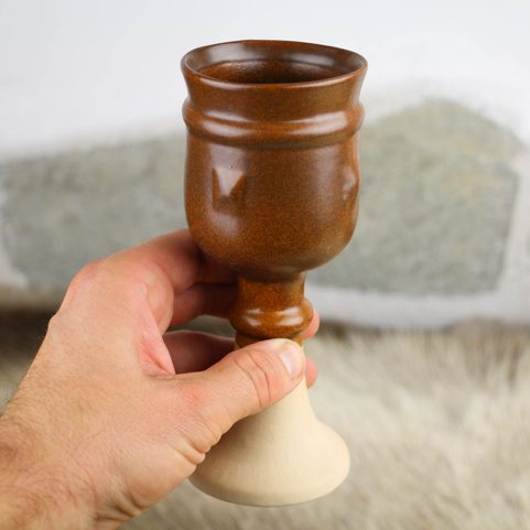 MEDIEVAL WINE GLASS WITH BELL