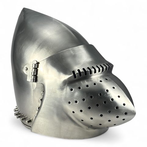 BASCINET DE CASQUE, CHURBURG, XIVE SIÈCLE, ACIER DE 1,6 MM