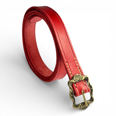 CEINTURE HISTORIQUE EN CUIR, XVIE SIÈCLE