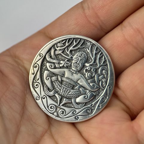 CERNUNNOS, MEDAILLON, SILBER 925, 17G