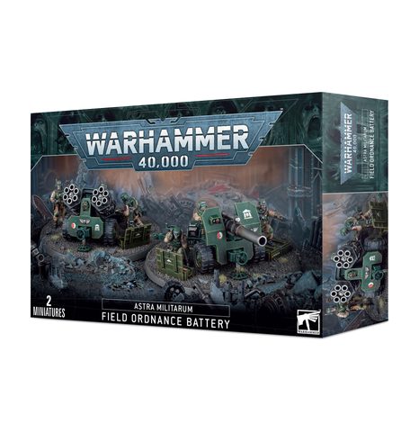 WARHAMMER 40K ASTRA MILITARUM BATTERIE D'ARTILLERIE DE CAMPAGNE