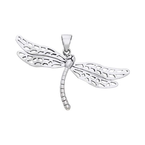 DRAGONFLY, PENDENTIF EN ARGENT, AG 925