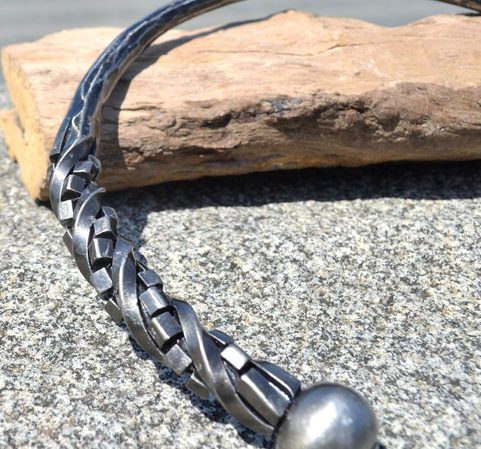 CUBIC, HAND FORGED TORC