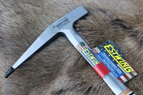 GEOLOGY ROCK HAMMER, LEATHER GRIP, ESTWING