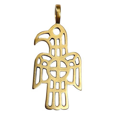 GOTHIC EAGLE, BRONZE PENDANT