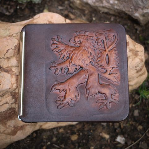 BOHEMIAN LION LEATHER WALLET