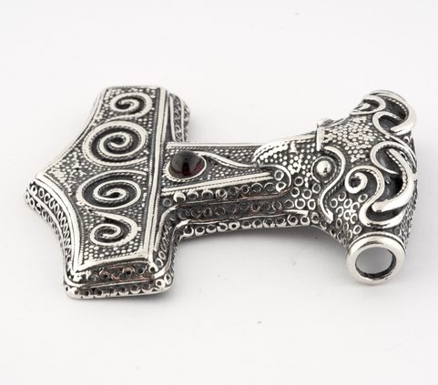 RAVEN THOR HAMMER, SCANIA, PENDANT, SILVER 925, 17 G.