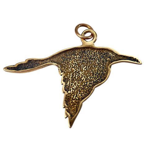 CORVUS - CELTIC CROW PENDANT, BRONZE