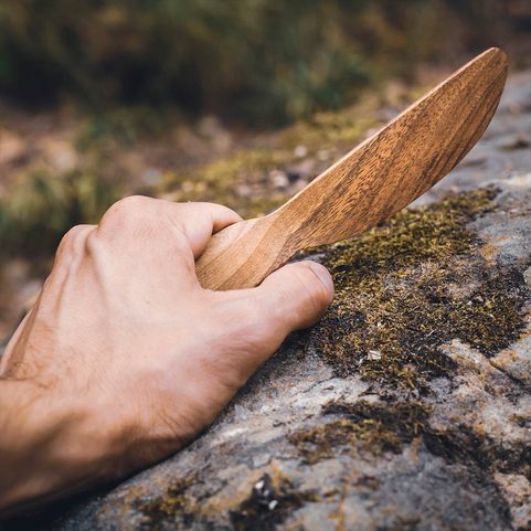WOODEN BUTTER KNIFE
