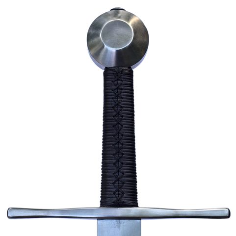 SION, ONE-HANDED SWORD, 14TH–15TH CENTURY, FULL TANG, BLACK