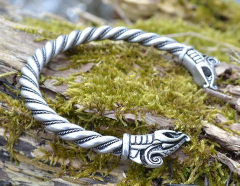 DREKI, WIKINGER-ARMBAND, ZINN
