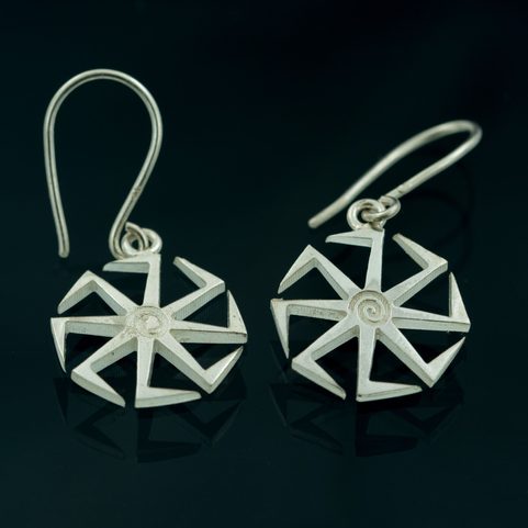 KOLOVRAT, SILVER EARRINGS