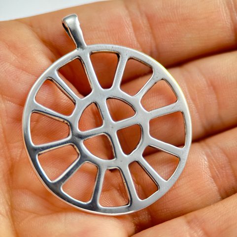 SOLAR WHEEL - TARANIS WHEEL, HALLSTATT, SILVER REPLICA, AG 925