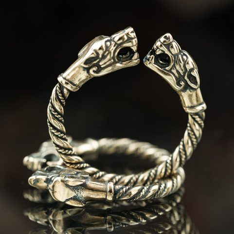 FENRIR, BRONZE VIKING RING