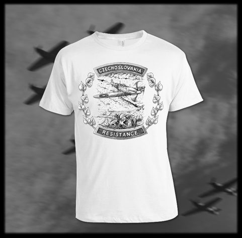 CZECHOSLOVAKIA, WWII RESISTANCE T-SHIRT