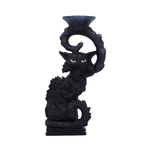 WITCHES FAMILIAR SALEM CANDLESTICK HOLDER 20CM