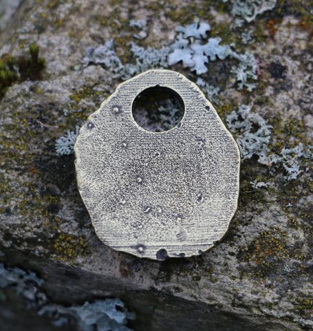 MANNAZ - RUNE PENDANT, ZINC ANT.BRASS