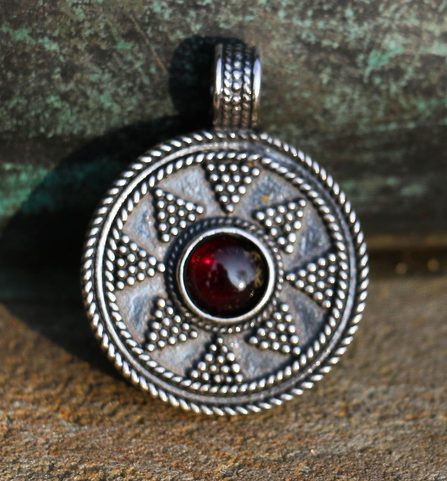 LADOGA, VIKING PENDANT, STERLING SILVER