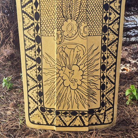 MITTELALTERLICHER PAVISESCHILD, CHOMUTOV, BÖHMEN