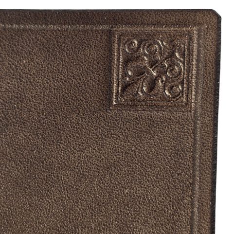 BOHEMIA, MEDIEVAL LEATHER NOTEBOOK, UNLINED, BROWN